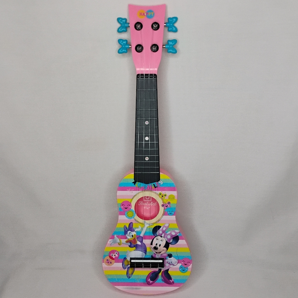 Disney Minnie Mouse Daisy Duck Kids Ukulele Musical Instrument Learning Toy
